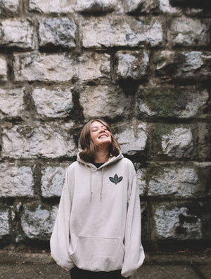 Crucible Coffee Hoodie Sand color